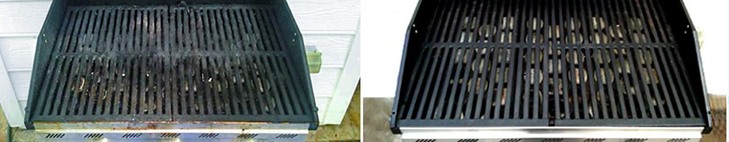 Virginia Grill Cleaning before and after